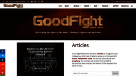 What Goodfight.org website looked like in 2020 (3 years ago)