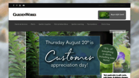 What Gardenworks.ca website looked like in 2020 (3 years ago)