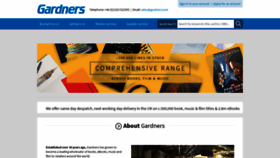 What Gardners.com website looked like in 2020 (3 years ago)