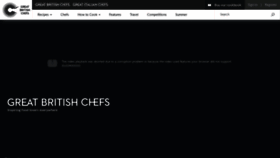What Greatbritishchefs.com website looked like in 2020 (3 years ago)