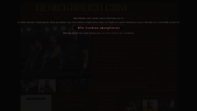 What Genickbruch.com website looked like in 2020 (3 years ago)