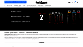What Graffitisupplies.co.uk website looked like in 2020 (3 years ago)