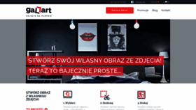 What Gallart.pl website looked like in 2020 (3 years ago)
