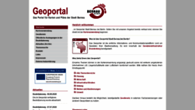 What Geoportal-bernau.de website looked like in 2020 (3 years ago)