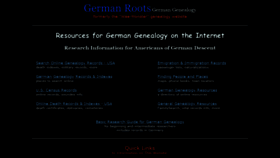 What Germanroots.com website looked like in 2020 (3 years ago)