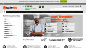 What Gastro-hero.fr website looked like in 2020 (3 years ago)