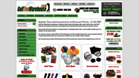 What Golfteewarehouse.co.uk website looked like in 2020 (3 years ago)