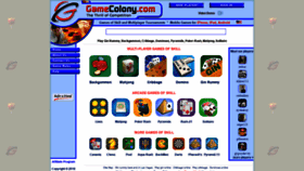 What Gamecolony.com website looked like in 2020 (3 years ago)