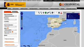 What Geoportalgasolineras.es website looked like in 2020 (3 years ago)