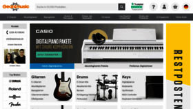 What Gear4music.de website looked like in 2020 (4 years ago)