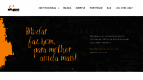 What Graficaelyon.com.br website looked like in 2020 (3 years ago)