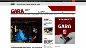 What Gara.net website looked like in 2020 (5 years ago)