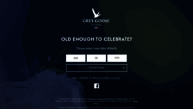 What Greygoose.com website looked like in 2020 (3 years ago)