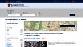 What Go-budapesthotels.com website looked like in 2020 (3 years ago)