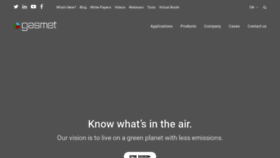 What Gasmet.com website looked like in 2020 (3 years ago)