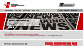 What Gew-thueringen.de website looked like in 2020 (3 years ago)