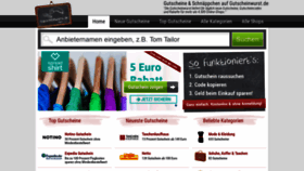 What Gutscheinwurst.de website looked like in 2020 (3 years ago)