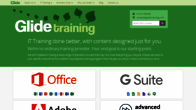 What Glidetraining.com website looked like in 2020 (4 years ago)