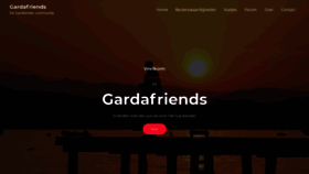 What Gardafriends.com website looked like in 2020 (3 years ago)