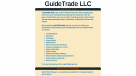 What Guidetrade.com website looked like in 2020 (3 years ago)