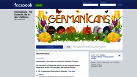What Germanicans.com website looked like in 2020 (3 years ago)