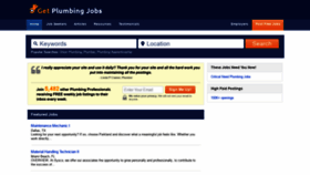 What Getplumbingjobs.com website looked like in 2020 (3 years ago)