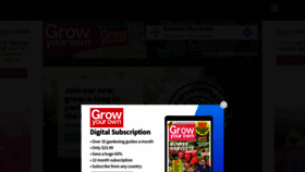 What Growfruitandveg.co.uk website looked like in 2020 (3 years ago)