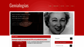 What Genialogias.com website looked like in 2020 (3 years ago)