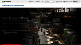 What Getautodesk.com website looked like in 2020 (4 years ago)