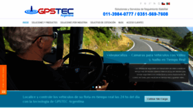 What Gpstec.cl website looked like in 2020 (3 years ago)