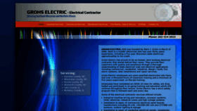 What Grohselectric.com website looked like in 2020 (3 years ago)