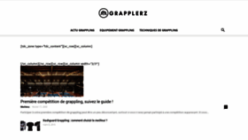 What Grapplerz.com website looked like in 2020 (3 years ago)