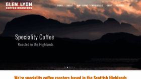 What Glenlyoncoffee.co.uk website looked like in 2020 (3 years ago)
