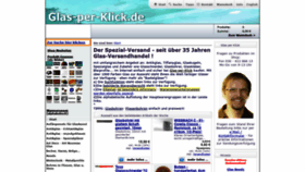 What Glas-per-klick.de website looked like in 2020 (3 years ago)