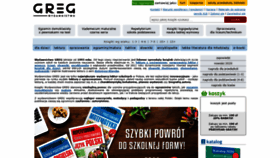 What Greg.pl website looked like in 2020 (3 years ago)