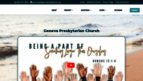 What Genevapresbyterian.org website looked like in 2020 (3 years ago)