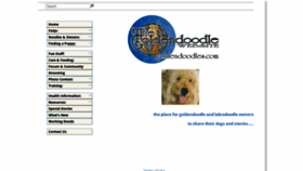 What Goldendoodles.com website looked like in 2020 (3 years ago)