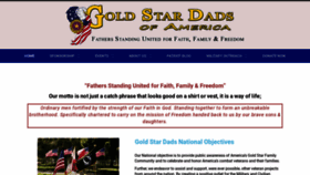 What Goldstardads.org website looked like in 2020 (3 years ago)