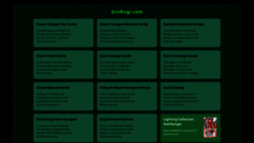 What Grnrngr.com website looked like in 2020 (3 years ago)