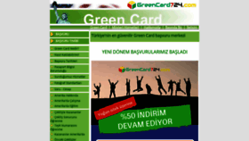 What Greencard724.com website looked like in 2020 (3 years ago)