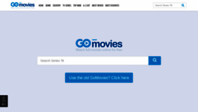What Gomovies.name website looked like in 2020 (3 years ago)