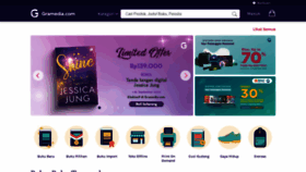 What Gramedia.com website looked like in 2020 (3 years ago)