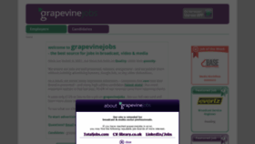 What Grapevinejobs.co.uk website looked like in 2020 (3 years ago)
