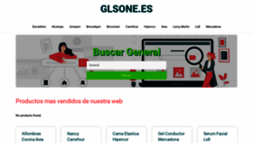 What Glsone.es website looked like in 2020 (3 years ago)