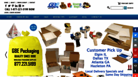 What Gbepackaging.com website looked like in 2020 (3 years ago)