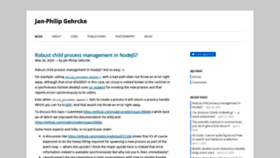 What Gehrcke.de website looked like in 2020 (3 years ago)