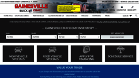 What Gainesvillebuickandgmc.com website looked like in 2020 (3 years ago)