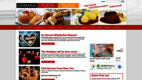 What Germanfoodguide.com website looked like in 2020 (3 years ago)