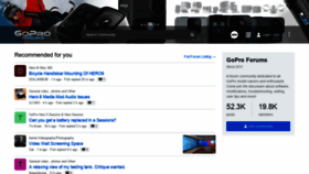 What Goproforums.com website looked like in 2020 (3 years ago)