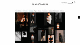 What Gradeandgather.com website looked like in 2020 (5 years ago)